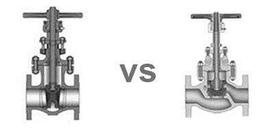 Diferenças: válvula de corte vs. válvula deslizante