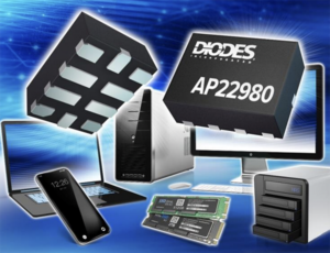 Diodes lança interruptor de alimentação controlado por taxa de variação configurável em três níveis