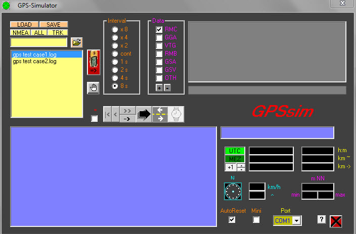 Interface de um simulador GPS com controlador PIC18F458 no Proteus usando um emulador de porta serial
