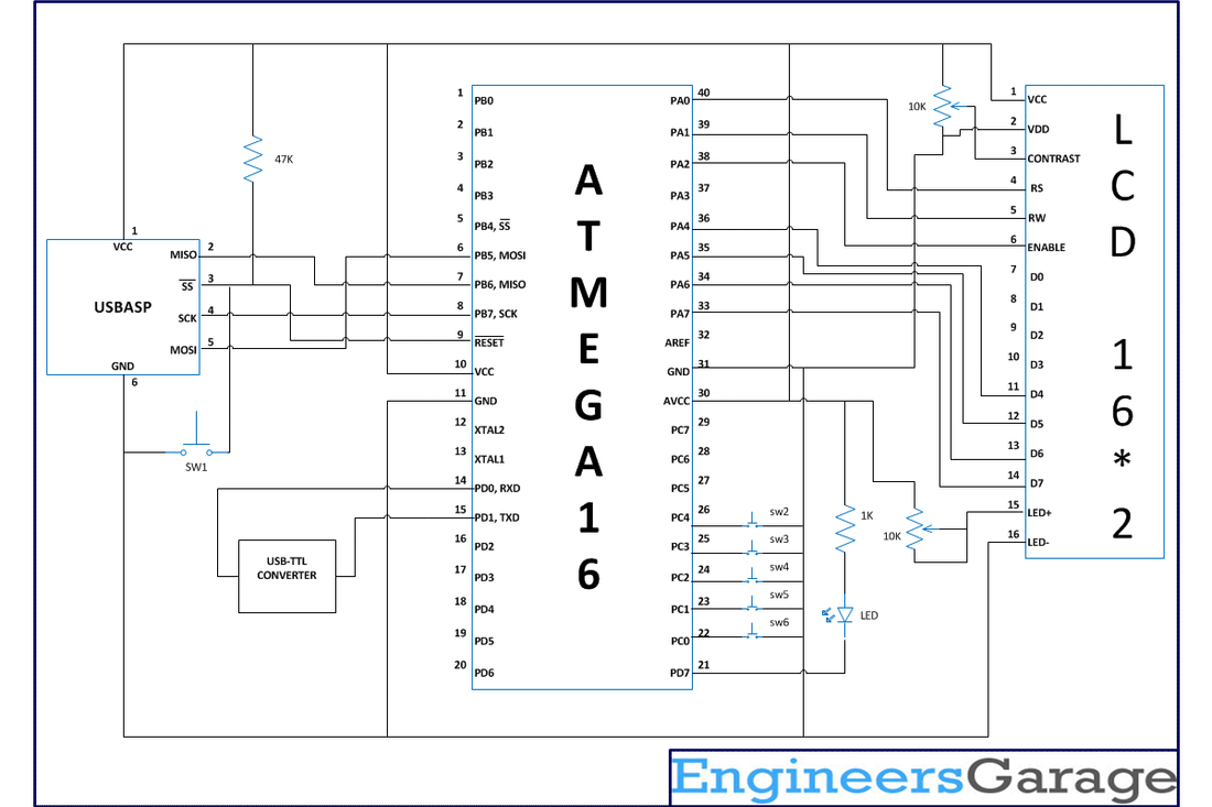 Máquina de votação eletrônica usando EEPROM interna do AVR