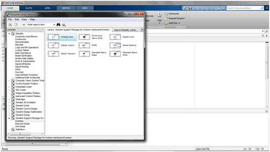 Modelagem Arduino em MATLAB-Simulink