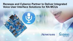 Renesas e Cyberon fornecerão soluções integradas de interface de usuário de voz