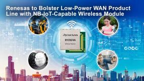 Renesas expande linha de produtos WAN de baixo consumo com capacidade NB-IoT