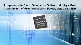 Renesas lança novo gerador de clock programável