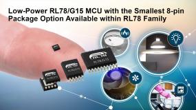 Renesas oferece novo microcontrolador RL78/G15 de baixo consumo