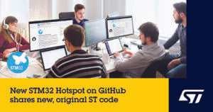 STMicroelectronics abre hotspot STM32 no GitHub