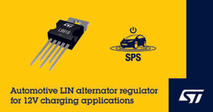 STMicroelectronics lança regulador de alternador LIN avançado compatível com VDA