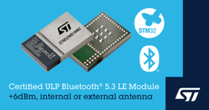 STMicroelectronics oferece microcontroladores Bluetooth LE certificados