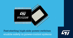 STMicroelectronics oferece nova chave de carga de partida rápida para sistemas de segurança