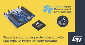 Software USB Type-C Power Delivery aprimorado para microcontroladores STM32