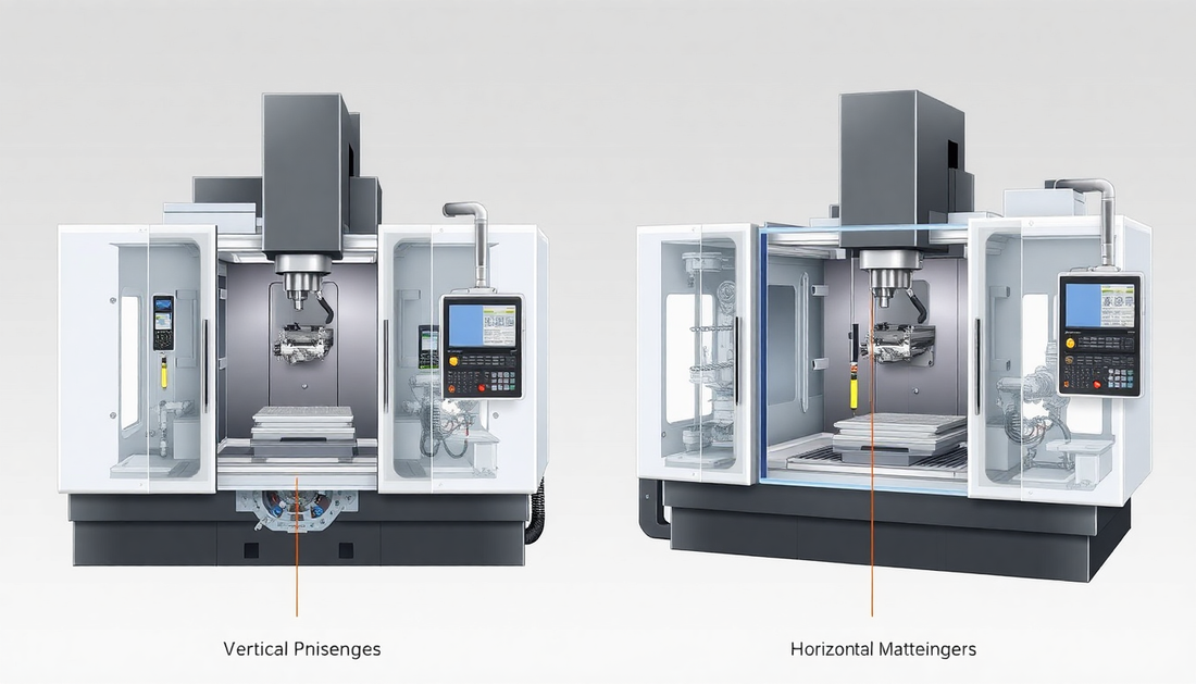 Diferenças entre Centros de Usinagem Vertical e Horizontal