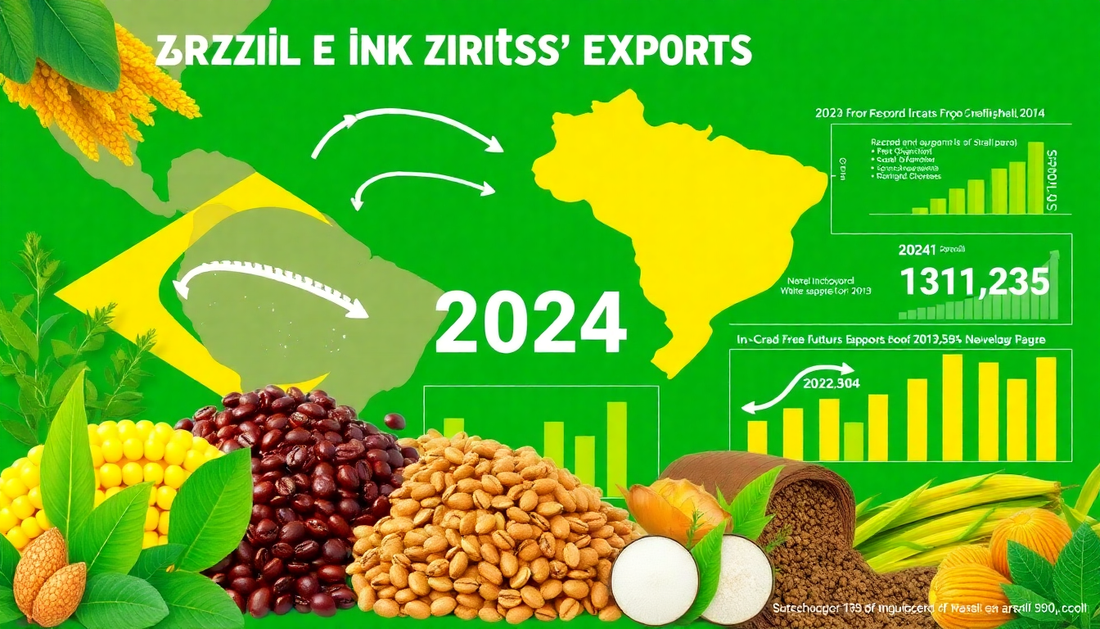 Exportações do Agronegócio Brasileiro atingem novo recorde em Setembro de 2024