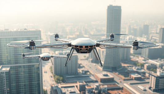 Drones de entrega com Estrutura de Aço Ultraleve: Transformando a Logística