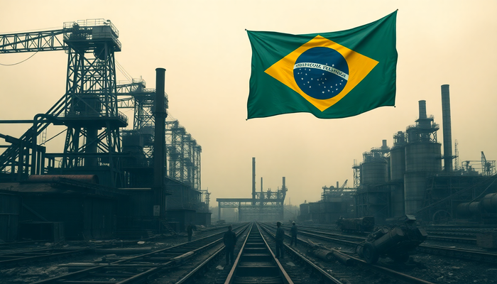 Queda contínua da Confiança da Indústria do Aço no Brasil