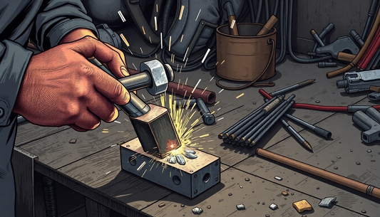 Importância do Martelo de Escória na Soldagem com Eletrodo Revestido