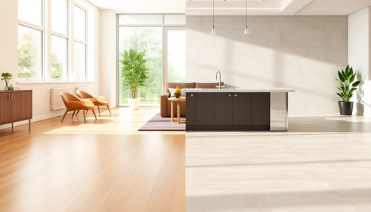 Pisos de Vinil vs. Pisos de Porcelanato: Qual é a melhor opção para sua casa?