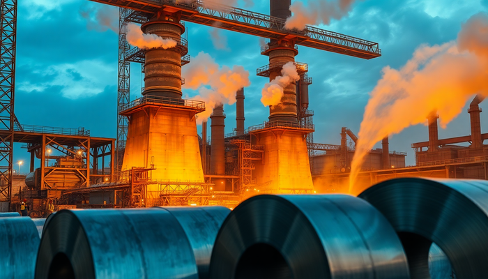 Produção brasileira de aço bruto cresce 6,6% em março de 2025