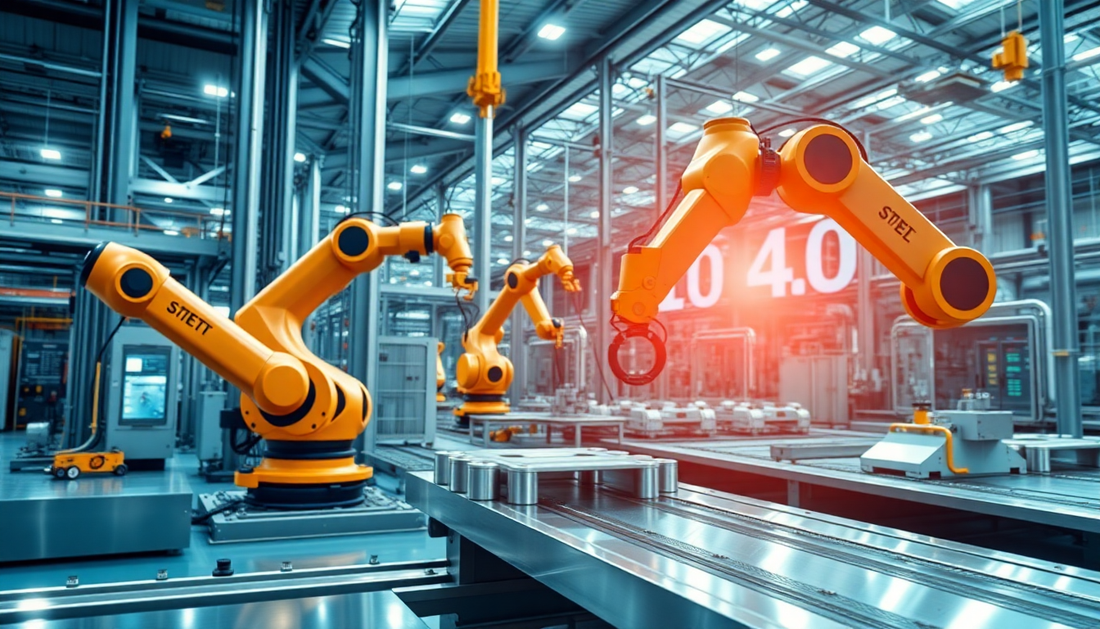 Manufatura Inteligente: Como a Indústria 4.0 está transformando a Produção de Aço