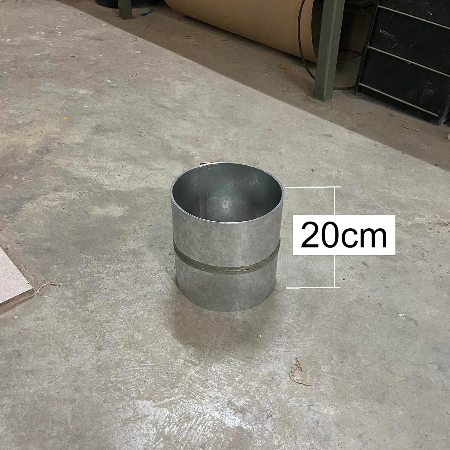 Bobina de Aço Galvanizado 20 cm – Chapa Zincada para Calhas, Rufos e Artesanato
