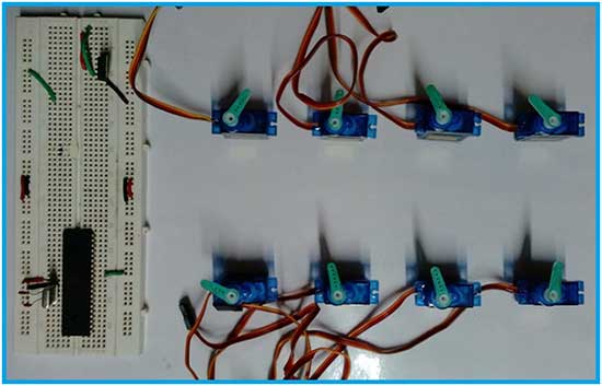 32 programa de controlador de servo motor usando ATMEGA32