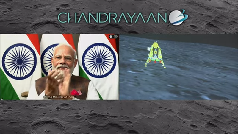 'Bharat Ka Chandra Uday:' A Índia se torna a primeira nação a pousar no pólo sul lunar