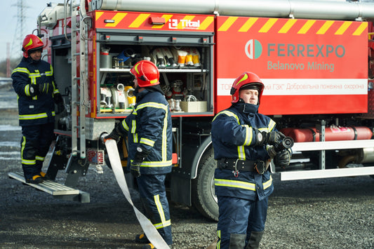 A Ferrexpo criou um corpo de bombeiros voluntário na Mineração Belanovo - Compraco Distribuidor e Fabricante de Aços