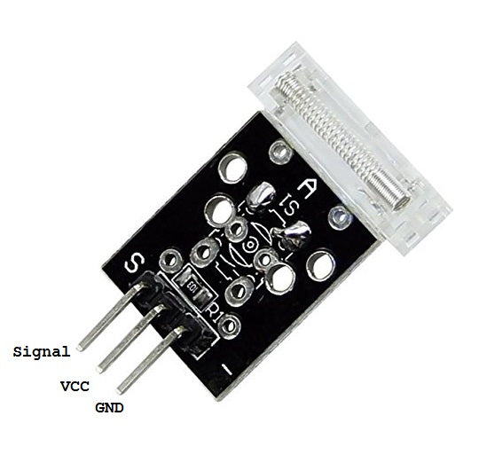 Alarme de detecção de queda/colisão baseado em Arduino usando sensor de detonação KY-031