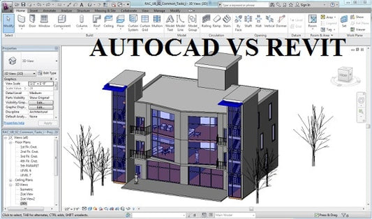Autocad vs Revit – Diferença entre Autocad e Revit usado para arquitetura