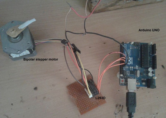 Biblioteca Arduino para motores de passo tipo bipolar