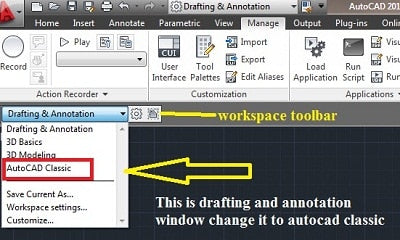CAD Tut 2. Introdução à janela e barras de ferramentas do AutoCad usadas para desenho 2D/3D