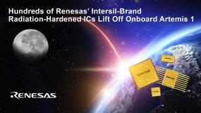 CIs resistentes à radiação da Renesas a bordo do Artemis 1