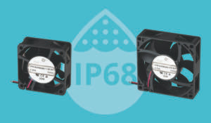 CUI Devices expande linha de ventiladores axiais DC com modelos à prova d'água com classificação IP68
