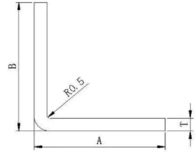 Como calcular o raio de curvatura da chapa metálica?