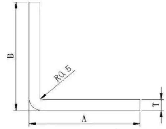 Como calcular o raio de curvatura da chapa metálica?