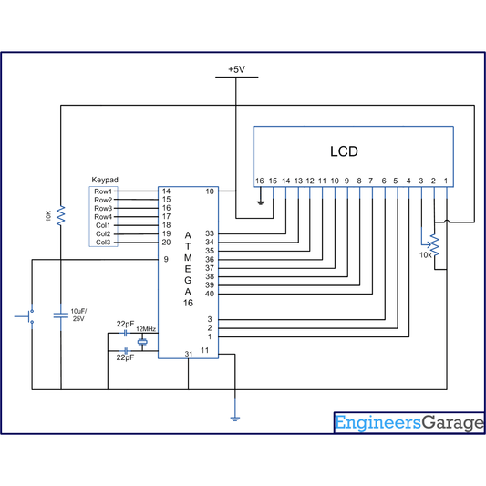 Como fazer a interface do teclado com o microcontrolador AVR (ATmega16) – (Parte 11/46)