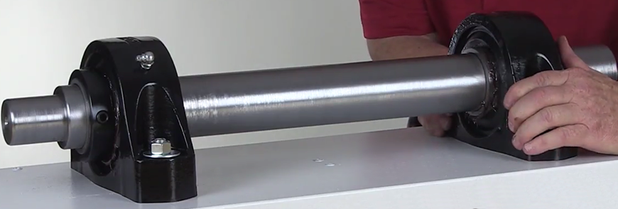 Como instalar um rolamento no bloco de suporte