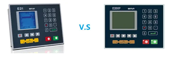 Controladores de prensa dobradeira E21 vs E200P: Qual é melhor?