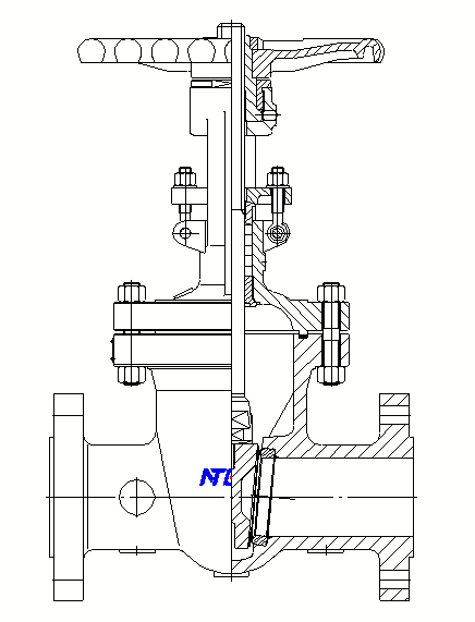 Controle deslizante de cunha