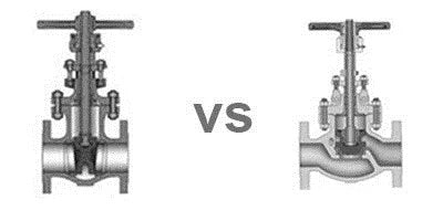 Diferenças: válvula de corte vs. válvula deslizante