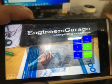 Exibição de dados de sensores baseados em Realidade Aumentada