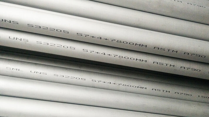 Hoja de datos del material de aleación de acero inoxidable SAF Duplex 2205 (UNS S32205 S31803), propiedades, composición y densidad 