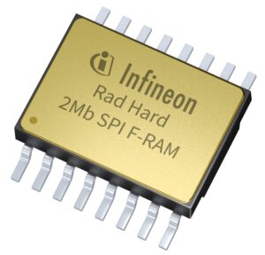 Infineon lança a primeira F-RAM de interface serial qualificada para espaço