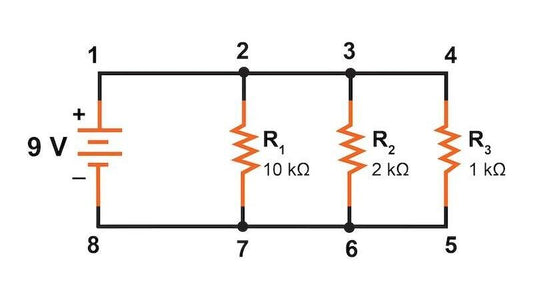 Liberando as resistências no circuito paralelo