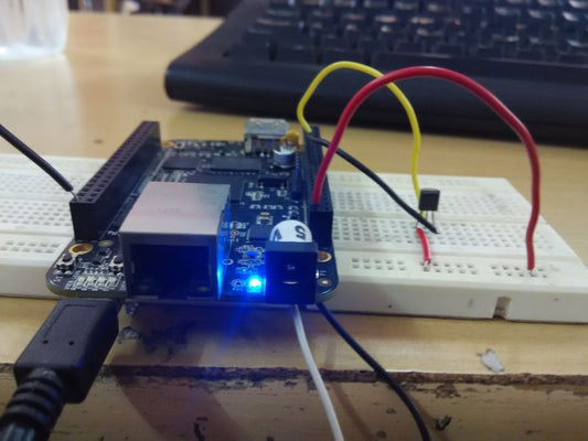 Meça a temperatura usando interface LM35 com Beaglebone preto (Parte 15/15)