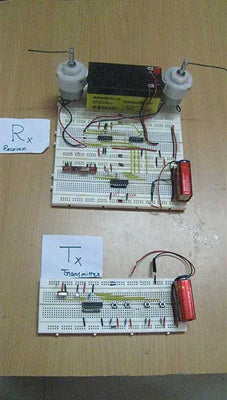 Motor DC de controle remoto usando módulo RF (Parte 9/23)