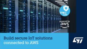 Novo software STM32 se conecta com segurança a dispositivos AWS IoT