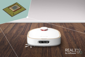 O imager REAL3 ToF da Infineon permite navegação inteligente de dispositivos domésticos