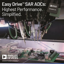 Os novos ADCs Easy Drive SAR da Analog Devices simplificam o design