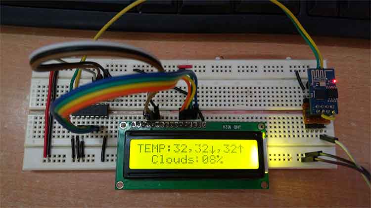 Projetando estação meteorológica ESP8266 usando OpenWeatherMap