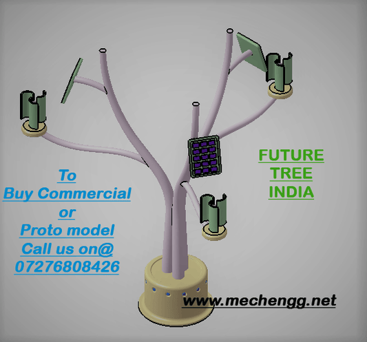 Projeto e Fabricação Future Tree Wind and Solar (Melhor projeto Mecânico 2017)